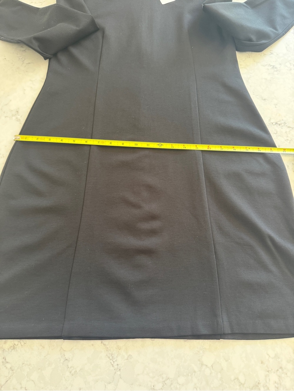 NWT J.Crew Black Dress Size 14 Long Sleeve Shift A-Line Career Business Casual - Picture 7 of 10